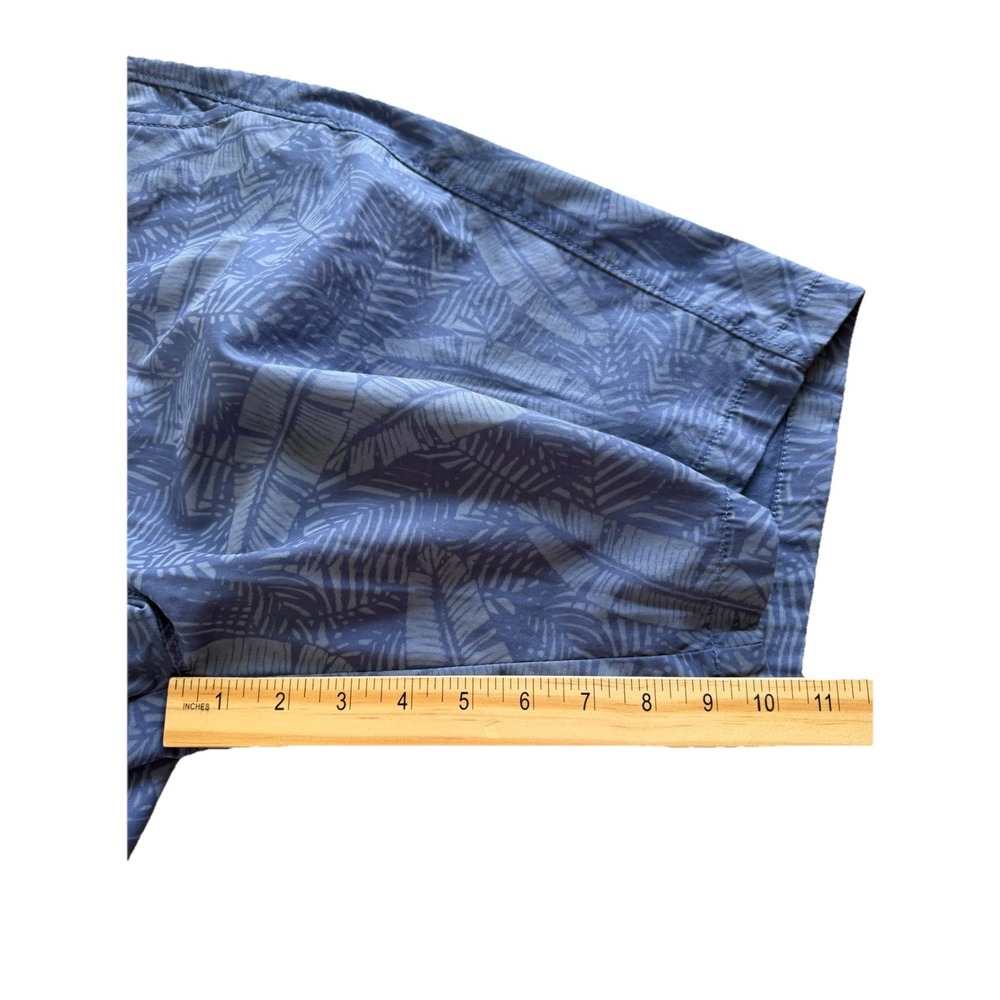 Johnnie o west coast prep shorts mens size 36 Blue Bermuda chino floral - Picture 6 of 7